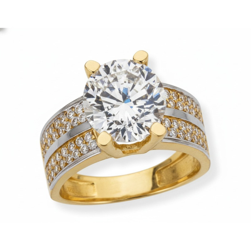 Kenzari Jewellery 14k Gold Ring for Women – 5.51 Grams