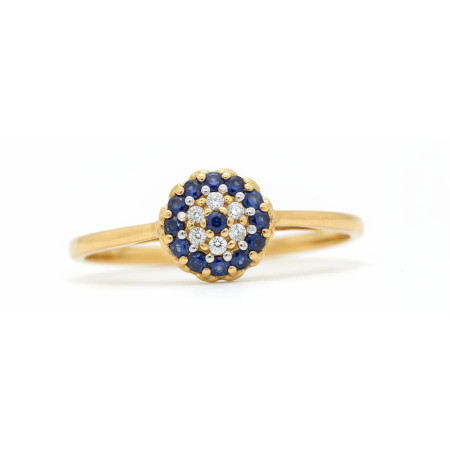Kenzari Jewellery 14k Gold Ring for Women – 0.9 Grams