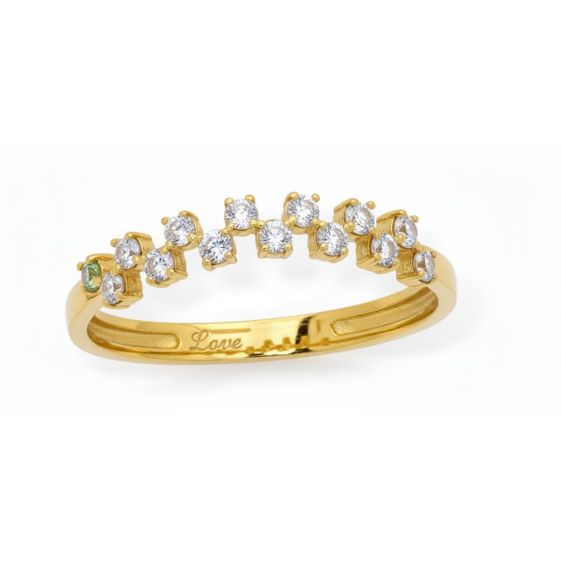 Kenzari Jewellery 14k Gold Ring for Women –1.15 Grams Kenzari Jewellery 14k Gold Ring for Women –1.15 Grams
