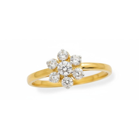 Kenzari Jewellery 14k Gold Ring for Women – 1.3 Grams