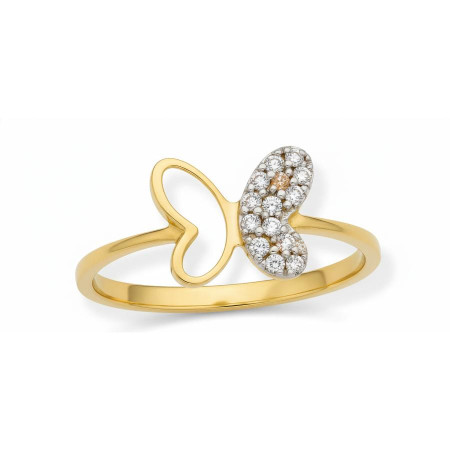 Kenzari Jewellery 14k Gold Ring for Women – 1.43 Grams
