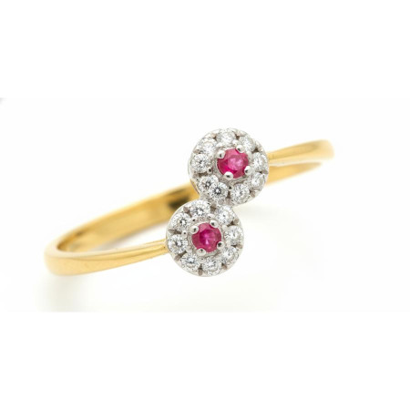 Kenzari Jewellery 14k Gold Ring for Women – 1.45 Grams