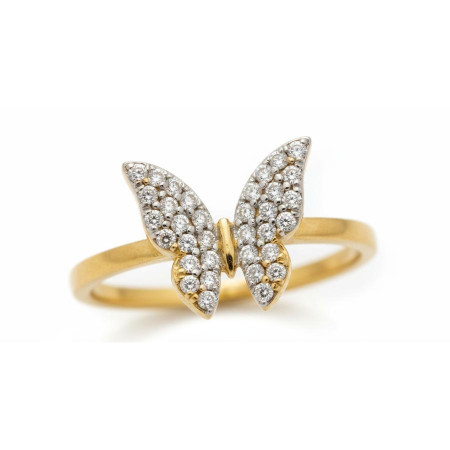 Kenzari Jewellery 14k Gold Ring for Women – 1.53 Grams Kenzari Jewellery 14k Gold Ring for Women – 1.53 Grams
