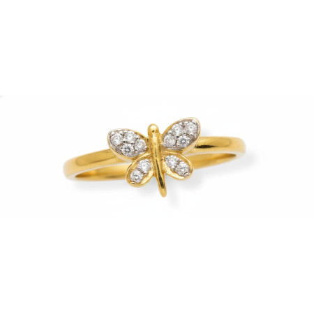 Kenzari Jewellery 14k Gold Ring for Women – 1.53 Grams Kenzari Jewellery 14k Gold Ring for Women – 1.53 Grams