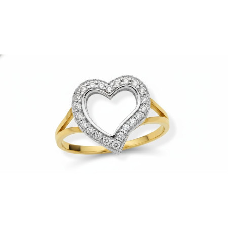 Kenzari Jewellery 14k Gold Ring for Women – 1.66 Grams Kenzari Jewellery 14k Gold Ring for Women – 1.66 Grams