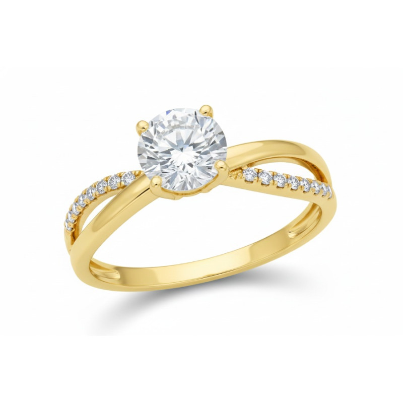 Kenzari Jewellery 14k Gold Ring for Women – 1.75 Grams