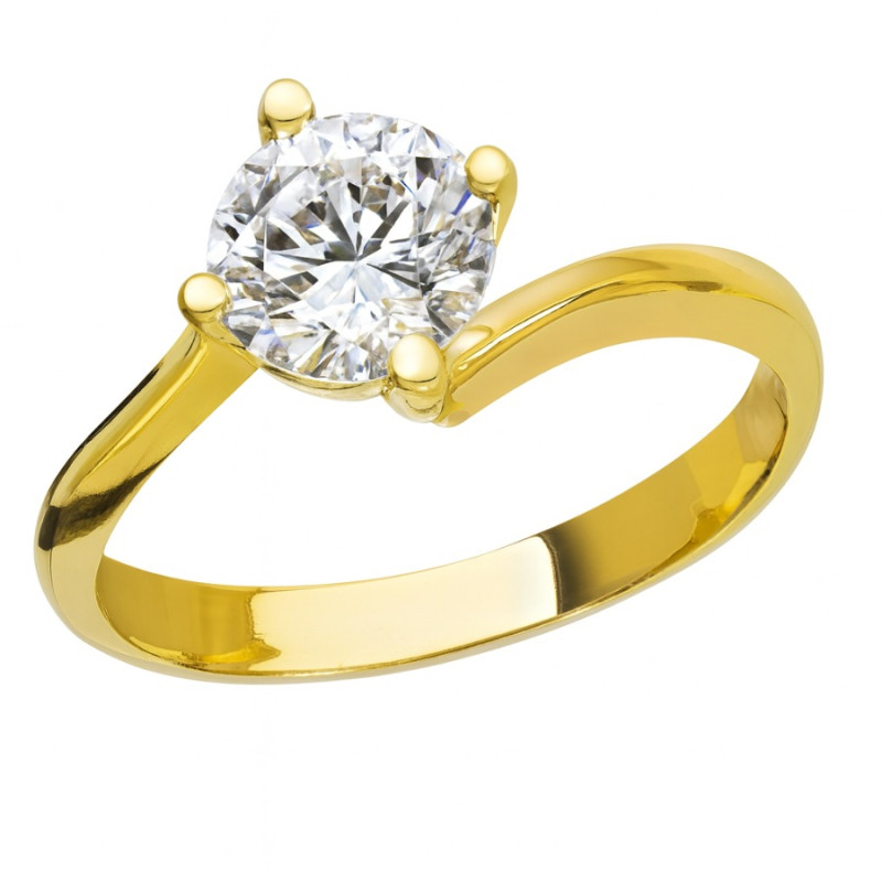 Kenzari Jewellery 18k Gold Ring for Women – 1.97 Grams Kenzari Jewellery 18k Gold Ring for Women – 1.97 Grams