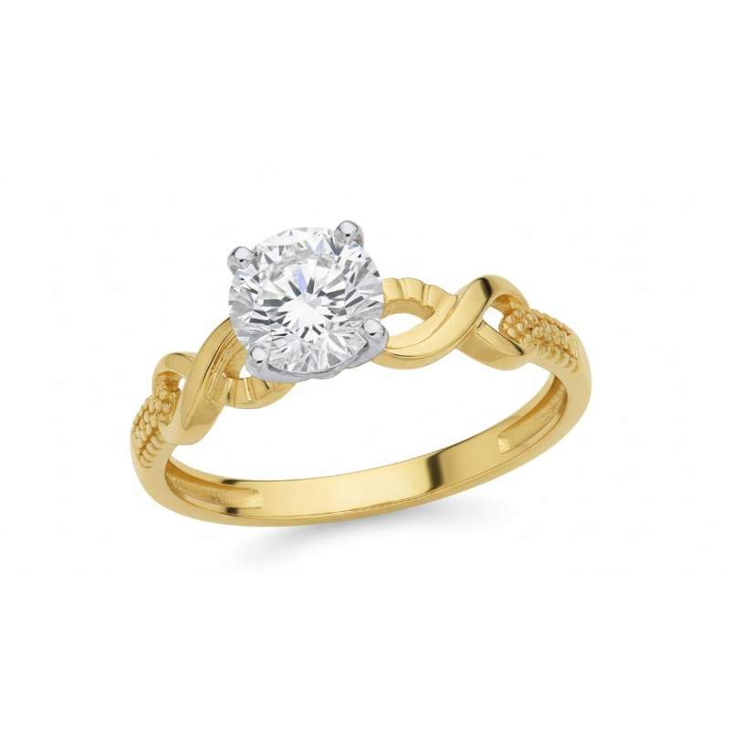 Kenzari Jewellery 18k Gold Ring for Women – 1.97 Grams