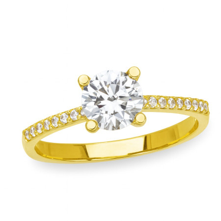 Kenzari Jewellery 18k Gold Ring for Women – 1.97 Grams