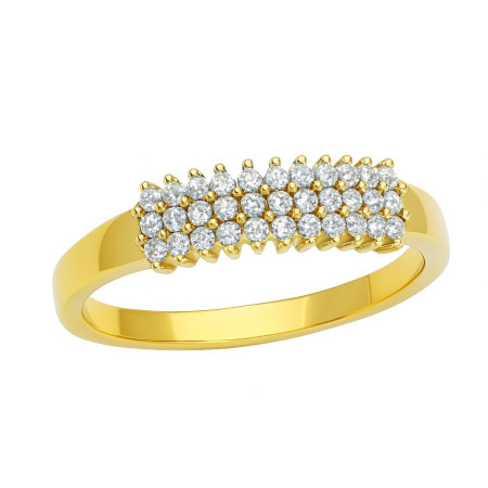 Kenzari Jewellery 18k Gold Ring for Women – 2.07 Grams