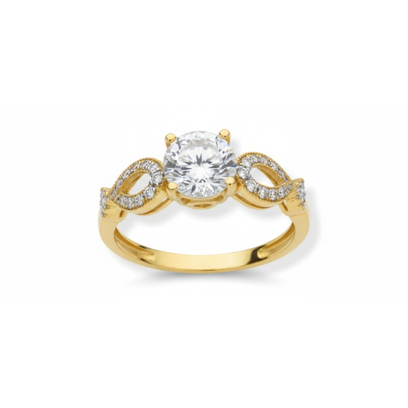 Kenzari Jewellery 14k Gold Ring for Women – 2.24 Grams