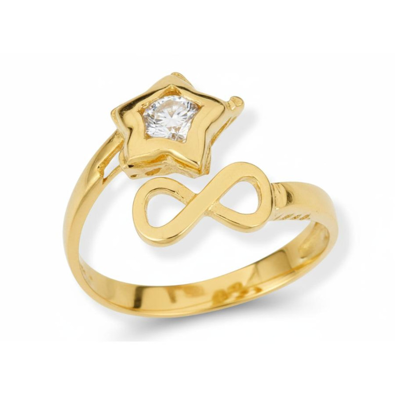 Kenzari Jewellery 14k Gold Ring for Women –2.25 Grams Kenzari Jewellery 14k Gold Ring for Women –2.25 Grams