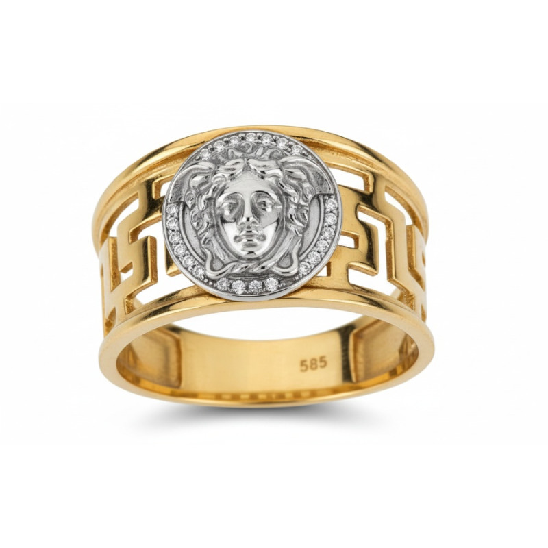 Kenzari Jewellery 18k Gold Ring for Women – 2.59 Grams