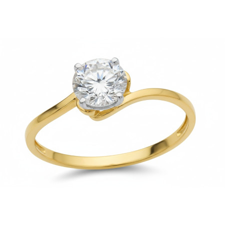 Kenzari Jewellery 14k Gold Ring for Women – 1.26 Grams