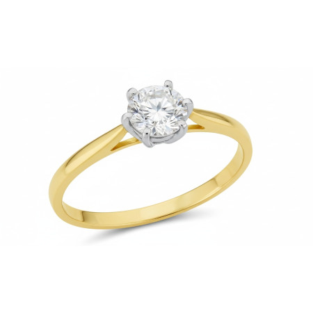Kenzari Jewellery 14k Gold Ring for Women – 1.43 Grams