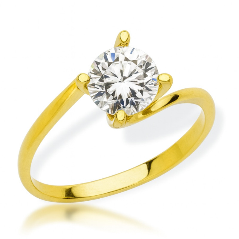 Kenzari Jewellery 18k Gold Ring for Women – 1.78 Grams Kenzari Jewellery 18k Gold Ring for Women – 1.78 Grams