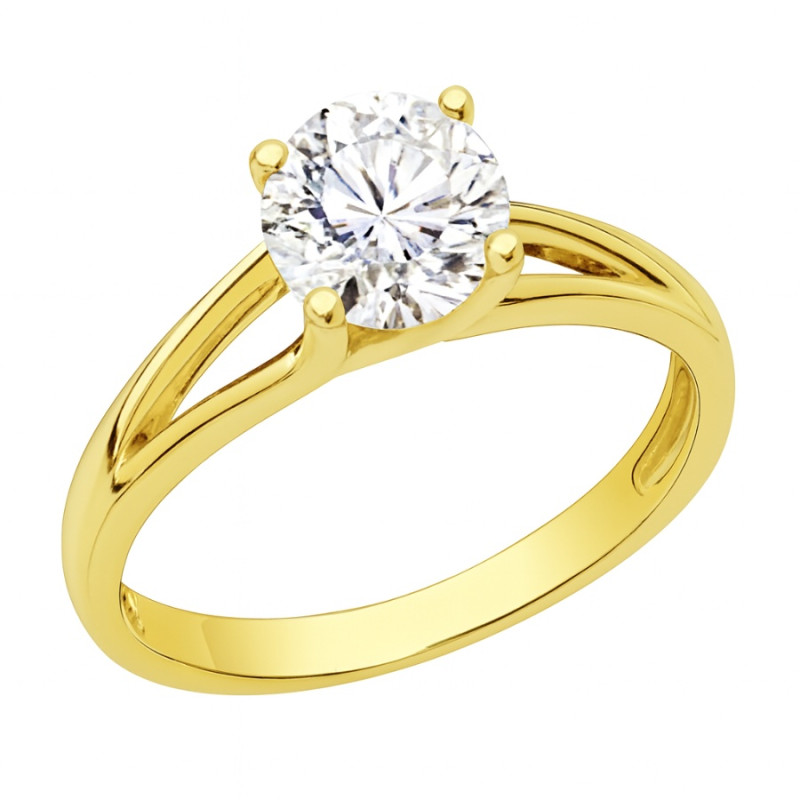 Kenzari Jewellery 14k Gold Ring for Women – 2.19 Grams Kenzari Jewellery 14k Gold Ring for Women – 2.19 Grams