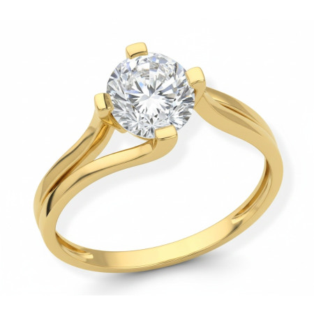 Kenzari Jewellery 14k Gold Ring for Women – 2.29 Grams Kenzari Jewellery 14k Gold Ring for Women – 2.29 Grams