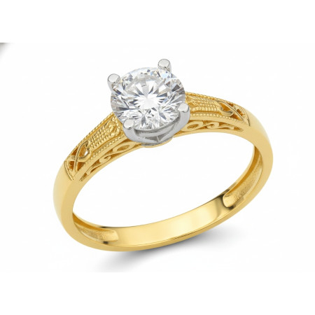 Kenzari Jewellery 14k Gold Ring for Women – 2.73 Grams Kenzari Jewellery 14k Gold Ring for Women – 2.73 Grams