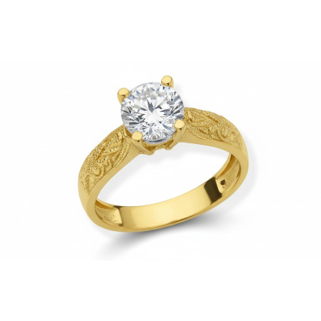 Kenzari Jewellery 14k Gold Ring for Women – 2.82 Grams Kenzari Jewellery 14k Gold Ring for Women – 2.82 Grams