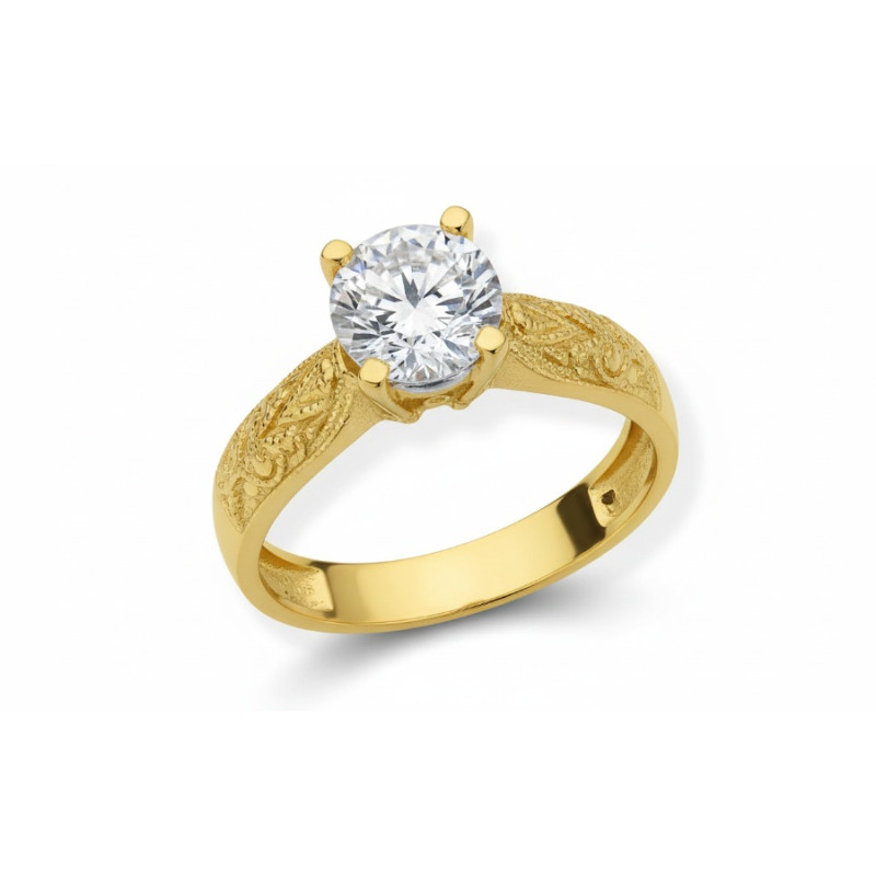 Kenzari Jewellery 14k Gold Ring for Women – 2.82 Grams
