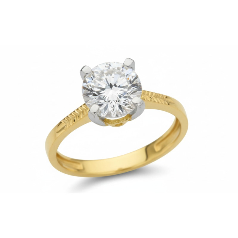 Kenzari Jewellery 14k Gold Ring for Women – 2.86 Grams