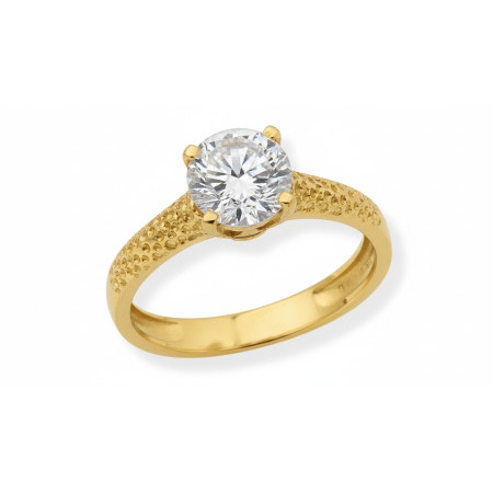 Kenzari Jewellery 14k Gold Ring for Women – 3.04 Grams Kenzari Jewellery 14k Gold Ring for Women – 3.04 Grams