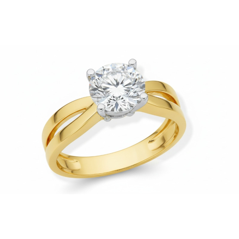 Kenzari Jewellery 14k Gold Ring for Women – 3.3 Grams