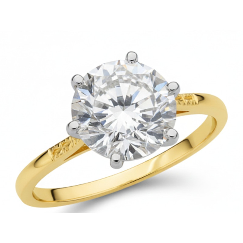 Kenzari Jewellery 14k Gold Ring for Women – 3.73 Grams
