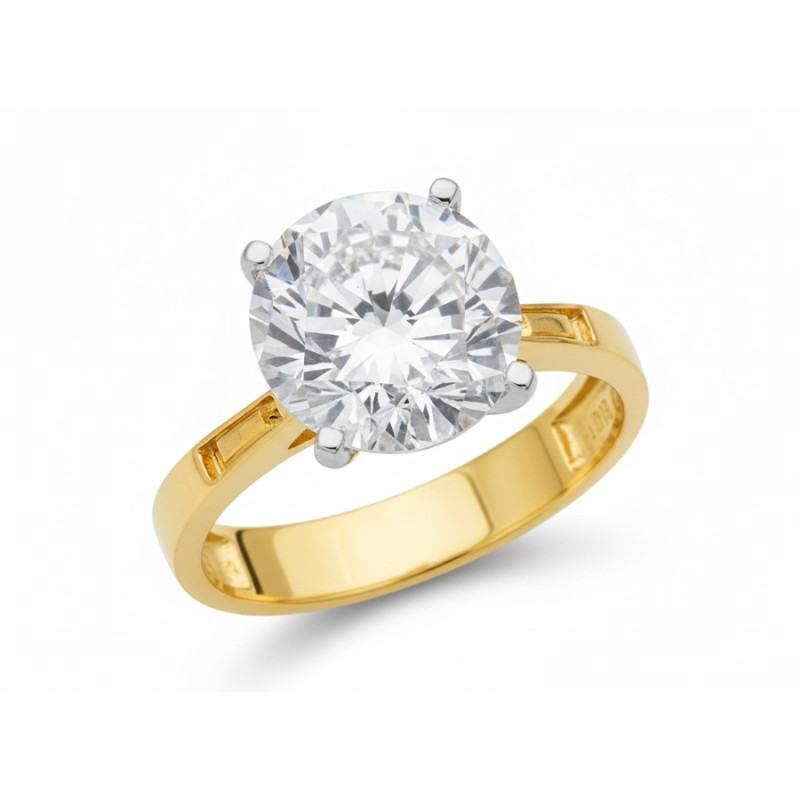 Kenzari Jewellery 14k Gold Ring for Women –  4.07 Grams