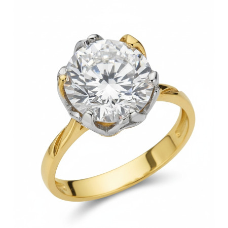 Kenzari Jewellery 14k Gold Ring for Women – 4.5 Grams Kenzari Jewellery 14k Gold Ring for Women – 4.5 Grams
