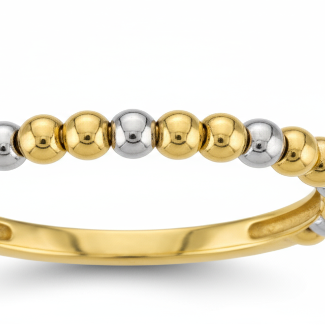 Kenzari Jewellery 14k Gold Ring for Women – 1.65 Grams