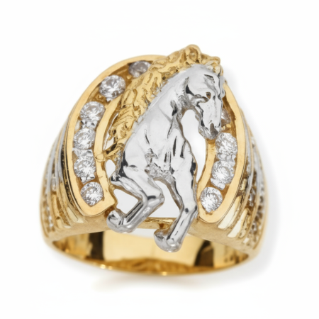 Kenzari Jewellery 14k Gold Ring for Men – 11.35 Grams