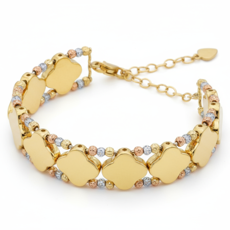 Kenzari Jewellery 14k Gold Bracelet for Women – 11.48 Grams