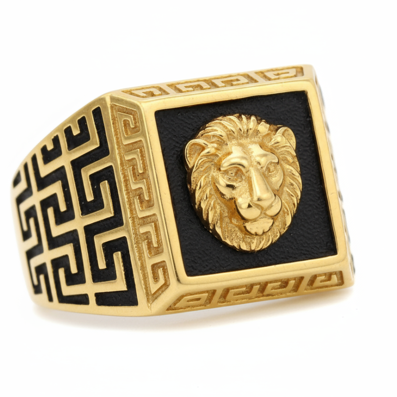Kenzari Jewellery 18k Gold Ring for Men – 10.55 Grams