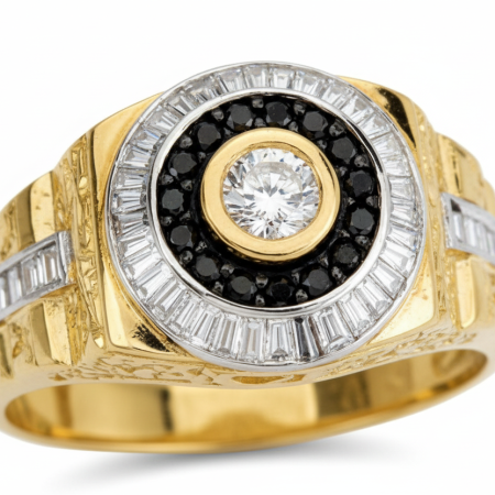 Kenzari Jewellery 14k Gold Ring for Men – 5.49 Grams Kenzari Jewellery 14k Gold Ring for Men – 5.49 Grams