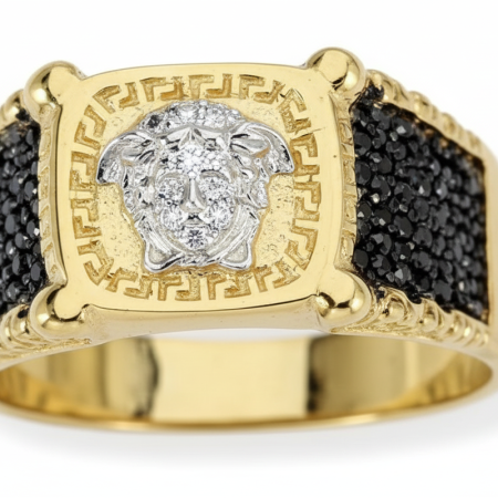 Kenzari Jewellery 18k Gold Ring for Men –5.93 Grams Kenzari Jewellery 18k Gold Ring for Men –5.93 Grams