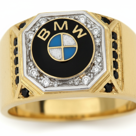 Kenzari Jewellery 18k Gold Ring for Men – 7.17 Grams Kenzari Jewellery 18k Gold Ring for Men – 7.17 Grams