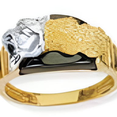 Kenzari Jewellery 14k Gold Ring for Men – 7.5 Grams Kenzari Jewellery 14k Gold Ring for Men – 7.5 Grams