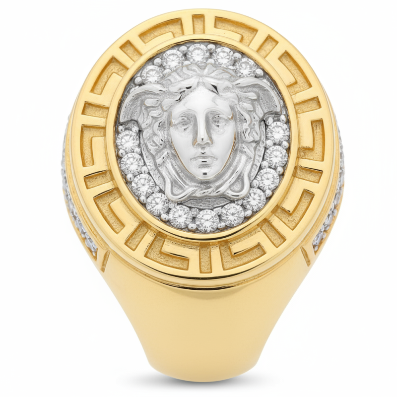 Kenzari Jewellery 14k Gold Ring for Men – 9.72 Grams
