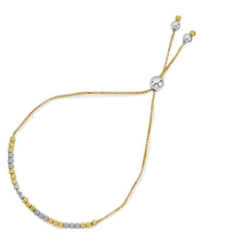 Kenzari Jewellery 14k Gold Adjustable Bracelet for Women – 2.52 Grams Kenzari Jewellery 14k Gold Adjustable Bracelet for Women – 2.52 Grams
