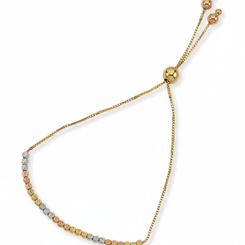 Kenzari Jewellery 14k Gold Adjustable Bracelet for Women – 3.25 Grams Kenzari Jewellery 14k Gold Adjustable Bracelet for Women – 3.25 Grams