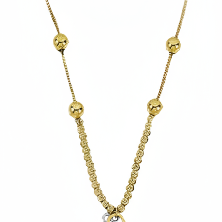 Kenzari Jewellery 18k Gold Necklace for Women – 4.97 Grams Kenzari Jewellery 18k Gold Necklace for Women – 4.97 Grams