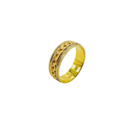 Kenzari Jewellery 14k Gold Wedding Ring - 5.11 Grams