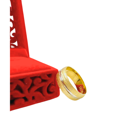 Kenzari Jewellery 14k Gold Wedding Ring - 3.35 Grams