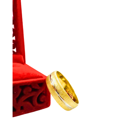 Kenzari Jewellery 14k Gold Wedding Ring - 3.83 Grams