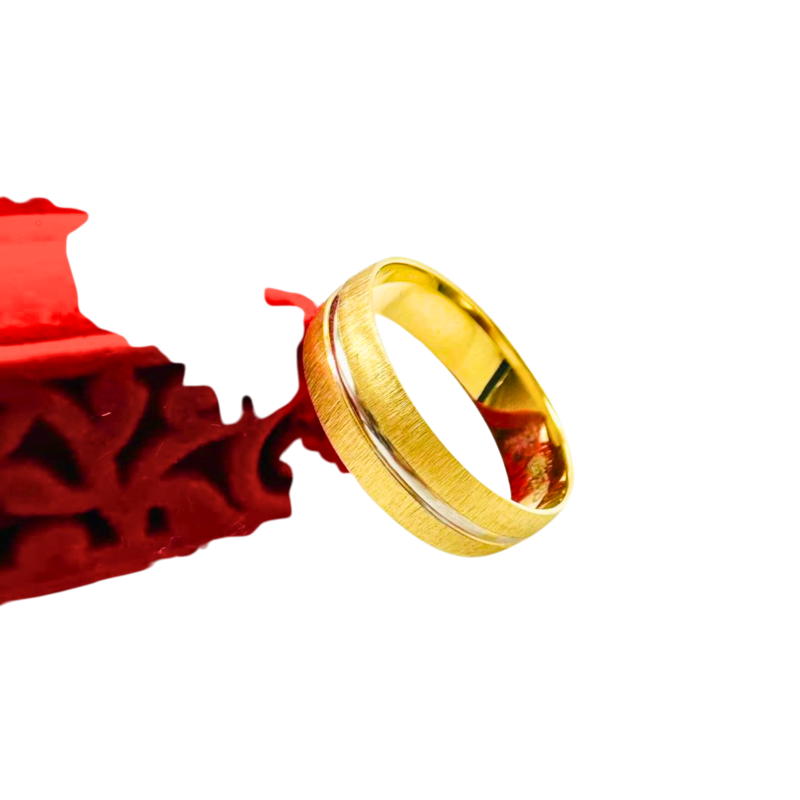 Kenzari Jewellery 14k Gold Wedding Ring - 3.92 Grams