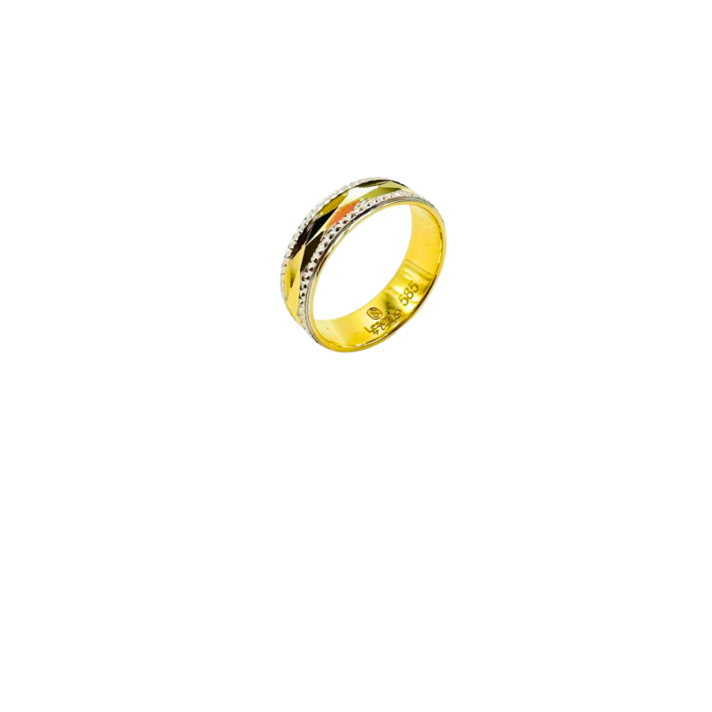 Kenzari Jewellery 14k Gold Wedding Ring - 4.1 Grams