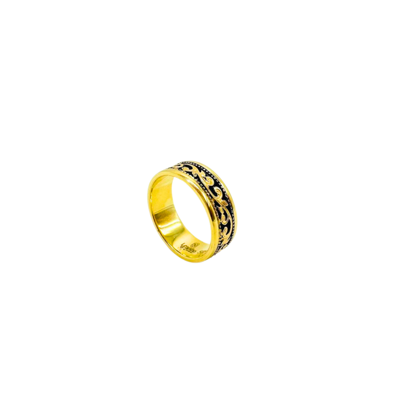 Kenzari Jewellery 14k Gold Wedding Ring - 8.71 Grams