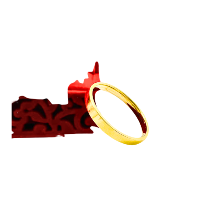 Kenzari Jewellery 14k Gold Wedding Ring - 3.24 Grams
